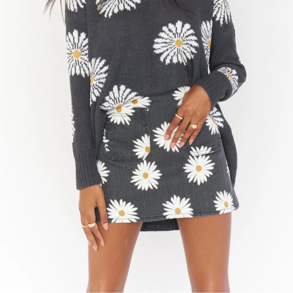 Show Me Your Mumu Rex mini skirt in Daisy Love